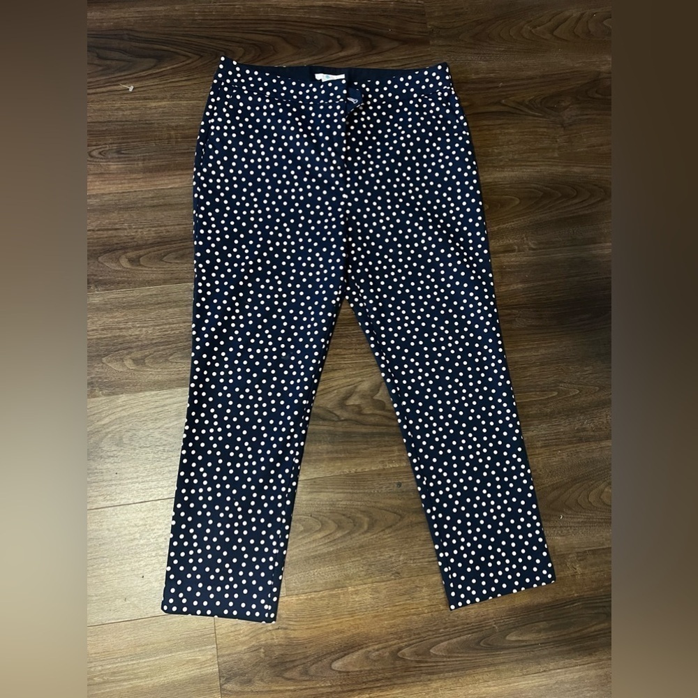 Boden Pants Women's Size 12R Navy Blue Polka Dot
Crop Ankle - Picture 2 of 7